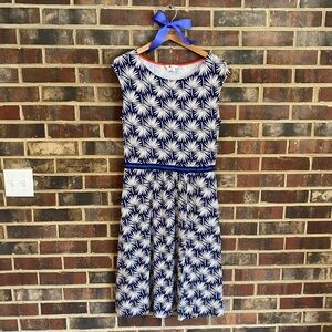 Boden Blue Jersey Midi Dress